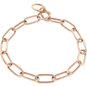 H.S. Sprenger kdehalsbnd, 4 cm lang - Stainless steel Curogan, 4.0 mm