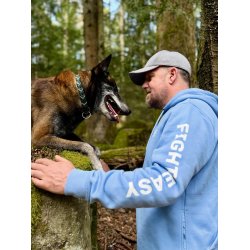 IQ Training Hoodie "Train hard" Unisex blue