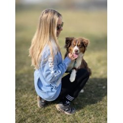 IQ Training Hoodie "Train hard" Unisex blue