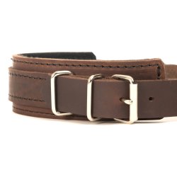 Lder halsbnd "Globus"