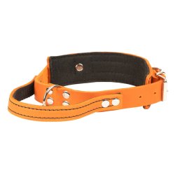 Lder halsbnd "Globus"