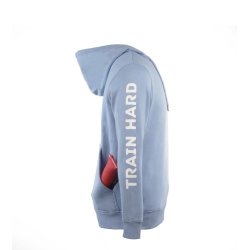 IQ Training Hoodie "Train hard" Unisex blue