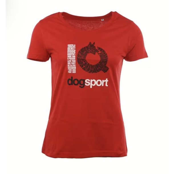 IQ T-shirt "Slogan" Rd Dame