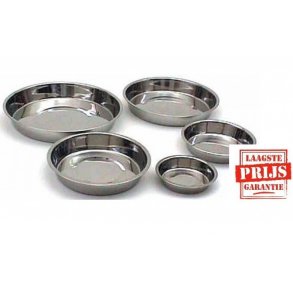 Skl i rustfrit stl - 25 cm Srdels velegnet til hvalpe